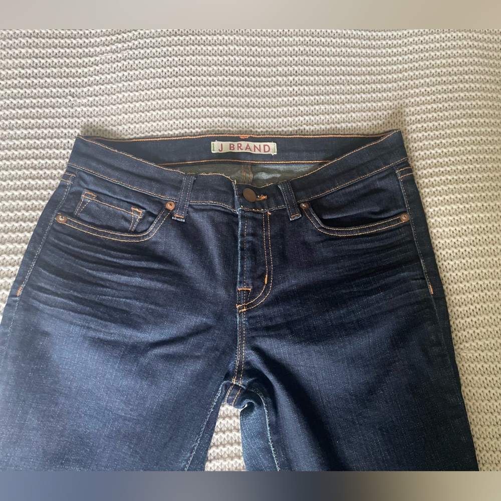 Dark wash denim jeans